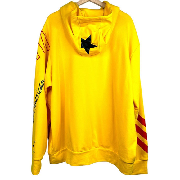 🔴 SOLD - ADIDAS Mens Yellow McDonalds All American BASKETBALL Shooter Hoodie - Picture 2 of 8